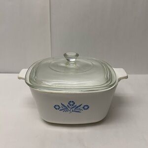 Corning Ware Cornflower Blue 1 3/4 qt. Casserole Dish Vintage with Lid